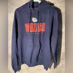 Large CHAMPION Gonzaga BULLDOGS Hoodie Sweatshirt Pullover SIZE Large